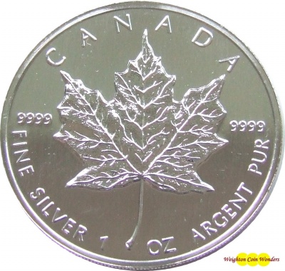 1988 1oz Silver Maple